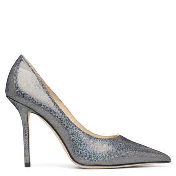 Jimmy Choo Love 85 Glitter Shoes, Brand Size 36 (US Size 6) LOVE 