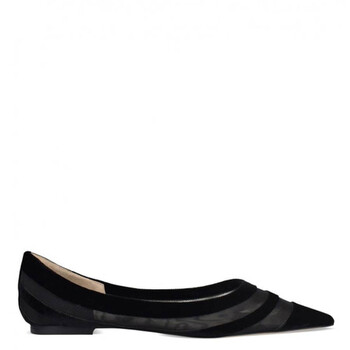 BURBERRY メッシュ ディテール バレリーナ フラット Burberry Mesh Detailed Slip-On Ballerina Flats, Brand Size