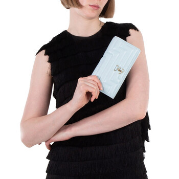 Martina JC Emblem Nappa Leather Continental Wallet