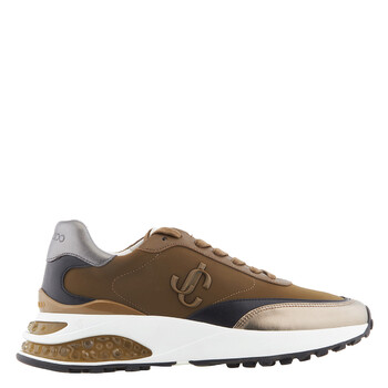 Jimmy Choo Men's Caper Green Mix Memphis Lace Up/M JC Logo