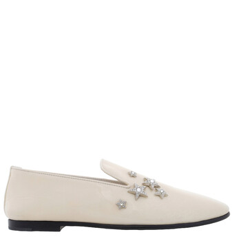 Ferragamo Ladies White Loafers, US Size 9 01C952750593 - Shoes