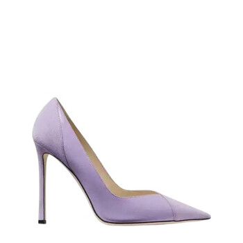 Jimmy Choo Melva 70Mm Pointed-Toe Satin Pumps, Brand Size 35 ( US 