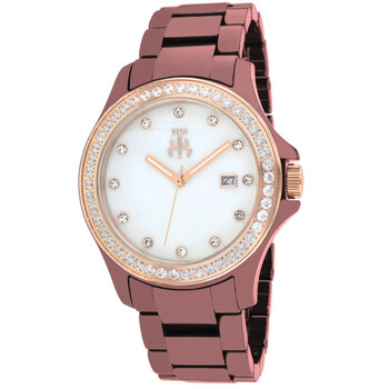 Ceramic White Mother of Pearl Dial Ladies Watch JV9415