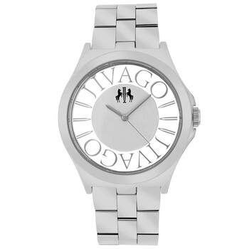Fun Silver Dial Stainless Steel Ladies Watch JV8410