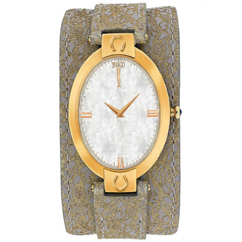Good Luck White Mother of Pearl Dial Ladies Watch JV1836