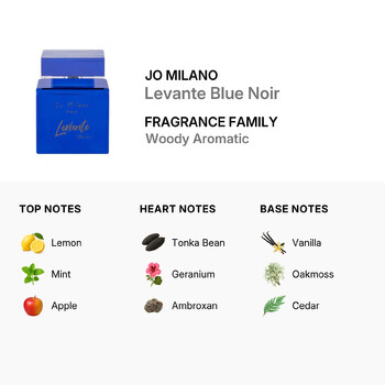Men's Levante Blue Noir EDP Spray 3.38 oz (Tester) Fragrances 0467308249575