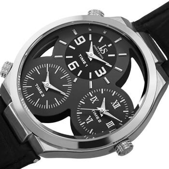 Joshua & Sons Grey See Through Dial Men's Watch JX119GY Joshua & Sons Grey See Through Dial Men's Watch JX119GY