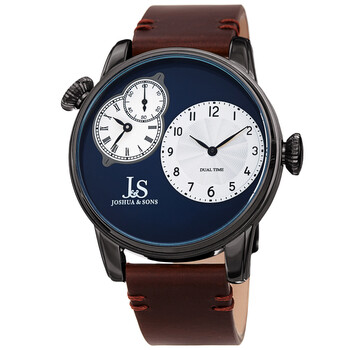 Dual Time Quartz Blue Dial Men's Watch JX142GNBR Dual Time Quartz Blue Dial Men's Watch JX142GNBR