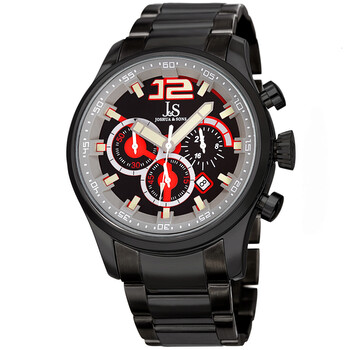 Quartz Black Dial Men's Watch JX134BK Quartz Black Dial Men's Watch JX134BK