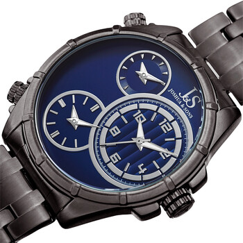 Quartz Blue Triple Time Zone Dial Men's Watch JX128GNBU Quartz Blue Triple Time Zone Dial Men's Watch JX128GNBU