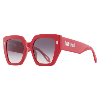 Just Cavalli Sunglasses SJC027. Just Cavalli Smoke Gradient Square Ladies Sunglasses SJC027  main image 3