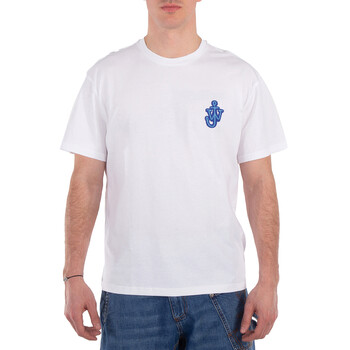 JW Anderson Anchor Logo-Patch Cotton T-Shirt, Size Small