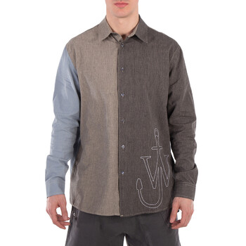 JW Anderson Grape Stripe Vacation Shirt, Brand Size 48 (US Size 38