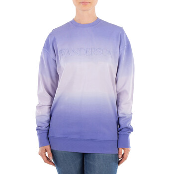 Logo-Embroidered Crew Neck Sweatshirt JW0201-PG1632-LAVENDER
