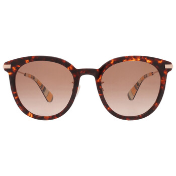 Kate Spade Dark Grey Gradient Oval Ladies Sunglasses KEESEY  display picture 1