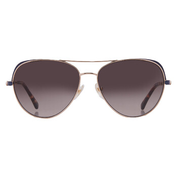 Jimmy Choo Brown Gradient Pilot Ladies Sunglasses OLLY/S  display picture 3