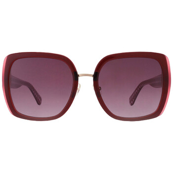 Chopard Brown Gradient Square Ladies Sunglasses SCH334M 0AFD 56 
