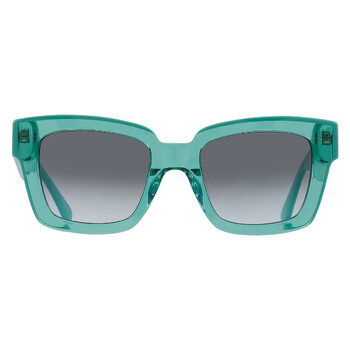 Calvin Klein Smoke Gradient Square Ladies Sunglasses  display picture 1
