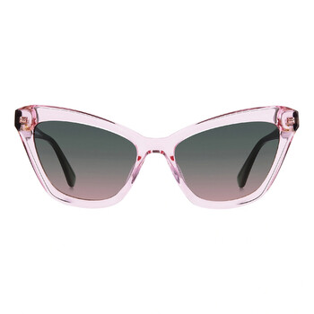 Ferragamo Pink Cat Eye Ladies Sunglasses SF1107S 663 55  display picture 1