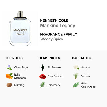 Men's Mankind Legacy EDT Spray 3.4 oz (Tester) Fragrances 060894057884