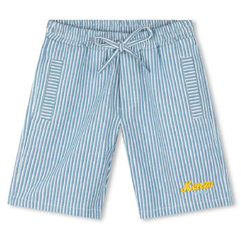 Boys Embroidered Logo Striped Shorts K60409-12P