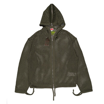 Kenzo Cotton Mesh Knitted Hooded Sweatshirt, Size X-Large