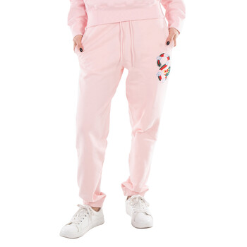 Drawstring Embroidered Jogging Pants