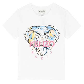 KENZO
 Little Girl's & Girl's Elephant T-Shirt Dress