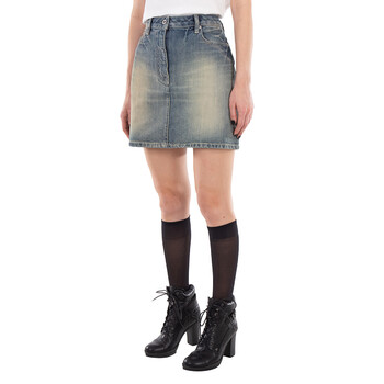 High-Waisted Denim Skirt