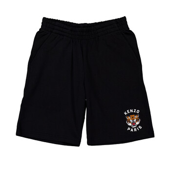 Kenzo Girls Tiger Logo Drawstring Shorts, Size 10Y K60233-22C