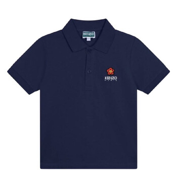 Kids Boke Logo Cotton Polo Shirt K60782-84A