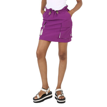 Moschino Ladies Purple Piped Mini Skirt, Brand Size 40 (US