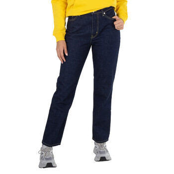 Kenzo Ladies Rinse Blue Denim Asagao Straight Jeans, Waist Size 28 
