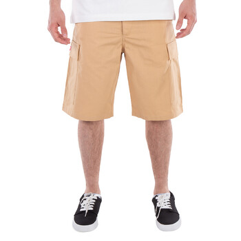 Burberry Darwin EKD Embroidered Cotton Cargo Shorts, Brand
