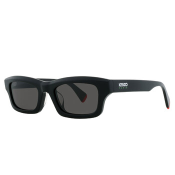 Smoke Square Unisex Sunglasses KZ40164U 01A 50