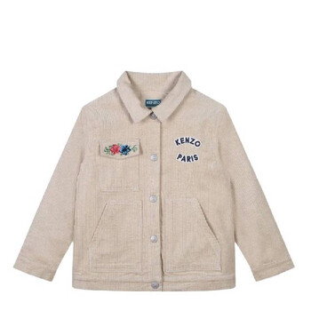 Straight Cut Corduroy Jacket, Size 8 K60637-121