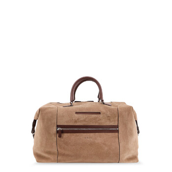 Suede Weekend Travel Bag UBA0148N0142003SLATE GREY
