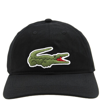 Lacoste Crocodile Embroidered Adjustable Cotton Cap, Size One Size