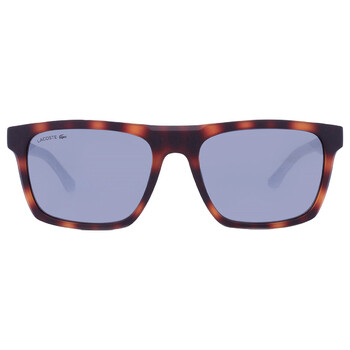 Lacoste Black Framed Grey Lensed Sunglasses