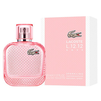 Lacoste Ladies L.12.12 Rose Sparkling EDT Spray 3.3 oz