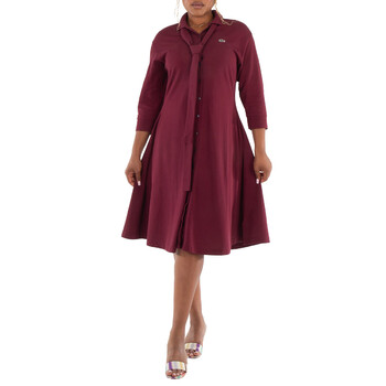 Lacoste Logo-Embroidered 3/4 Sleeve Polo Dress, Brand Size 34 (US Size 0) EF0850-MO-YUP - Clothing - Jomashop Lacoste Logo-Embroidered 3/4 Sleeve Polo Dress, Brand Size 34 (US Size 0) EF0850-MO-YUP - Clothing - Jomashop