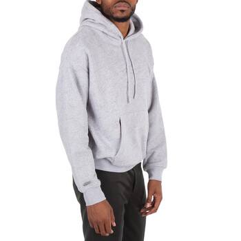 Relaxed Fit Floral Print Cotton Hoodie