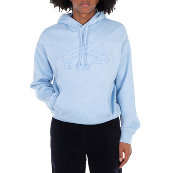 Relaxed Fit Floral Print Cotton Hoodie