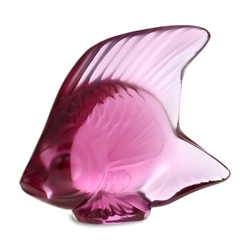 Lalique Pink Crystal Fish No. 24 - 3002800 090592024164