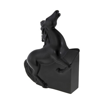 Kazak Horse Sculpture Black Figurine 10206400