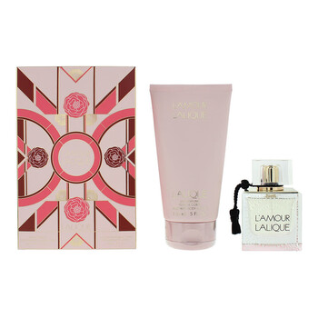 LALIQUE Soleil 香水とボディクリームセット Lalique Ladies Soleil Gift Set Fragrances 7640171196442