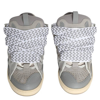 Leather Curb Sneakers