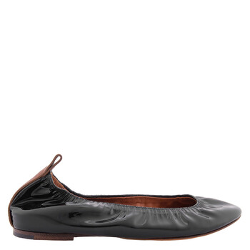 Patent Leather Ballerina Flats