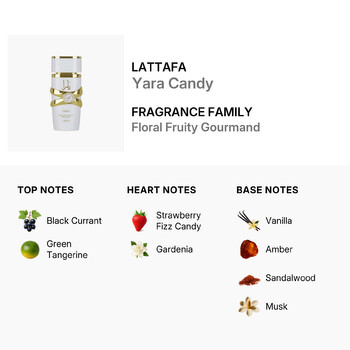 Ladies Yara Candy Perfume Oil 0.67 oz Fragrances 6290362345718