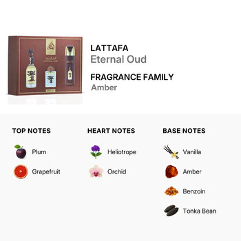 Unisex Eternal Oud 3pcs EDP Gift Set Fragrances 6290362346500